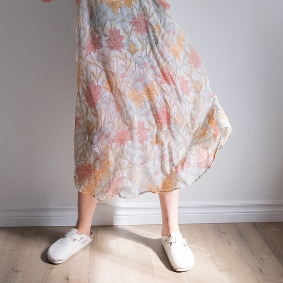 Interchangeable Two Piece Chiffon Maxi Dress - Picture 3 of 3